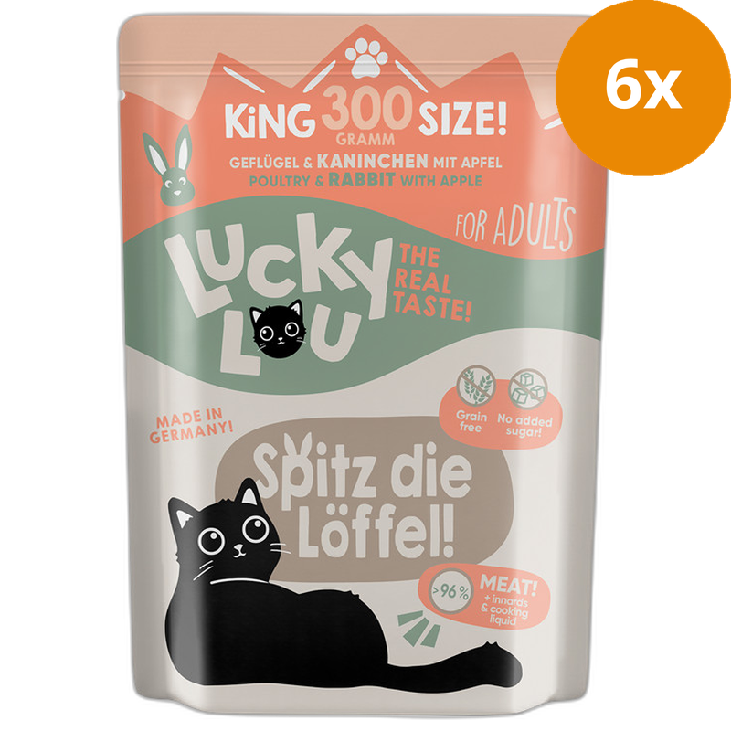 Lucky Lou PB Lifestage Adult Geflügel + Kaninchen 300 g