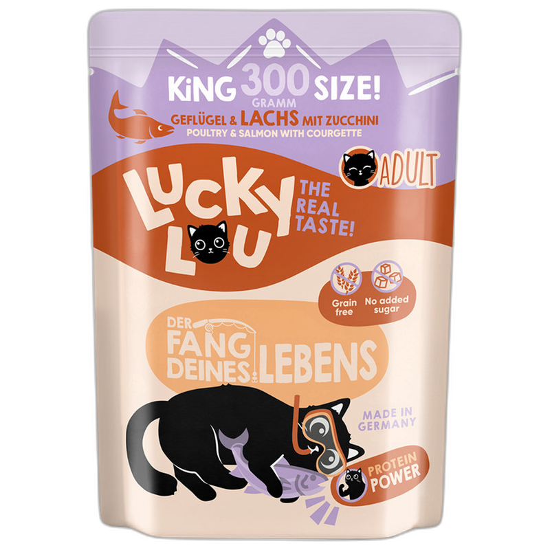 Lucky Lou Lifestage Adult Geflügel & Lachs 300 g