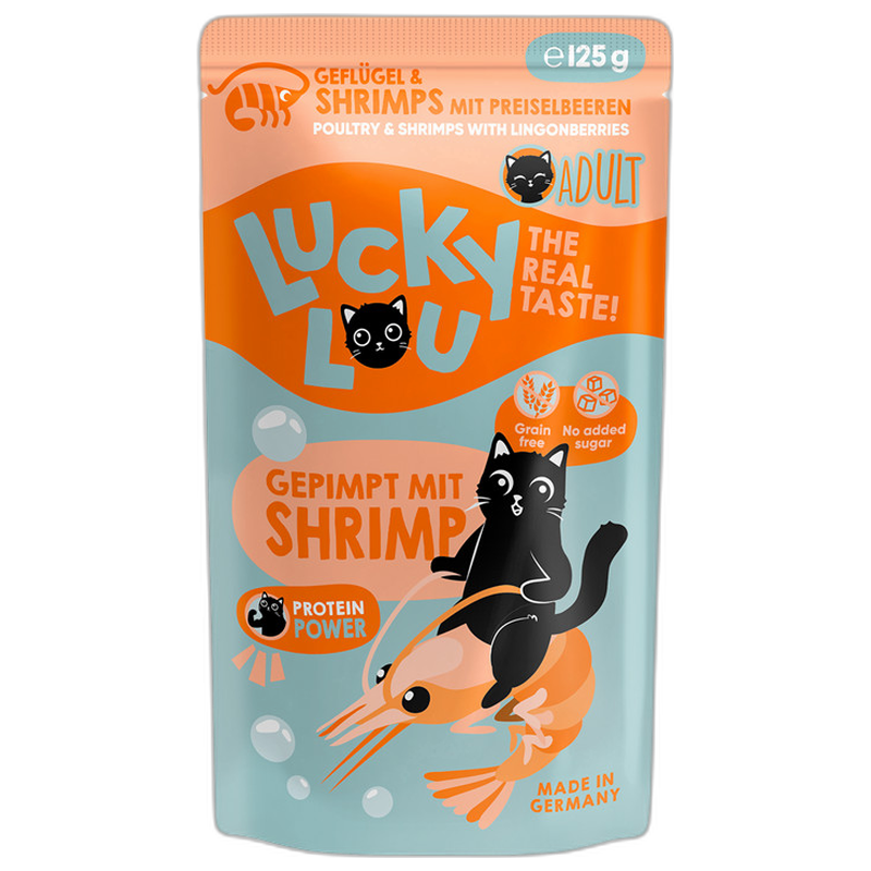Lucky Lou Lifestage Adult Geflügel & Schrimps 125 g