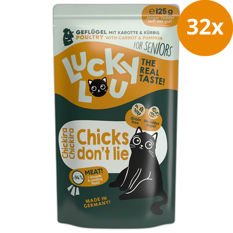 Lucky Lou PB Lifestage Senior Geflügel 125 g