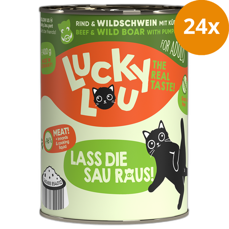 Lucky Lou Dose Lifestage Adult Rind + Wildschwein 400 g