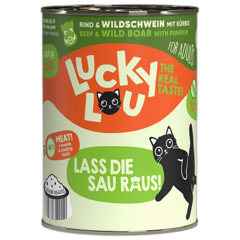 Lucky Lou Dose Lifestage Adult Rind + Wildschwein 400 g
