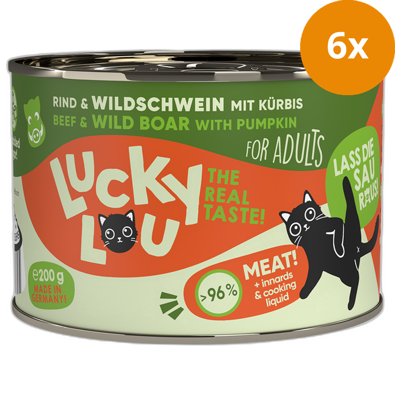 Lucky Lou Dose Lifestage Adult Rind + Wildschwein 200 g