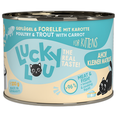 Lucky Lou Dose Lifestage Kitten Geflügel + Forelle 200 g