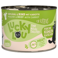 Lucky Lou Dose Lifestage Kitten Geflügel + Rind 200 g
