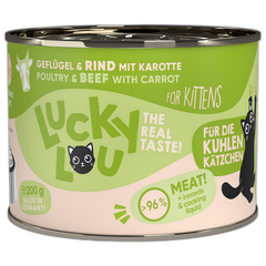 Lucky Lou Dose Lifestage Kitten Geflügel + Rind 200 g
