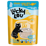 Lucky Lou Extra Food Hühner- & Thunfischfilet in Sud 70 g