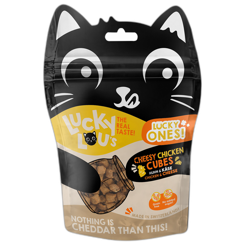 Lucky Lou Lucky Ones Cubes Käse & Huhn 80 g