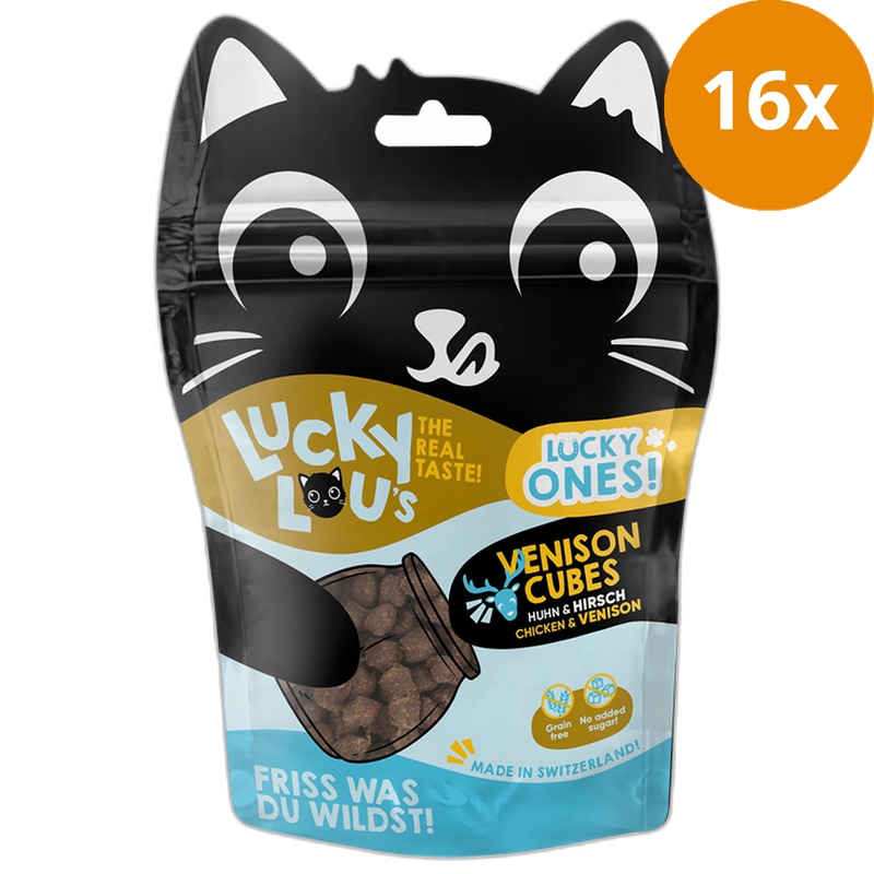 Lucky Lou Lucky Ones Cubes Huhn & Hirsch 80 g