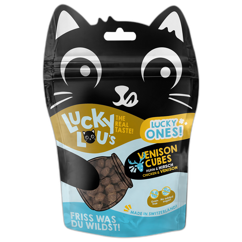 Lucky Lou Lucky Ones Cubes Huhn & Hirsch 80 g