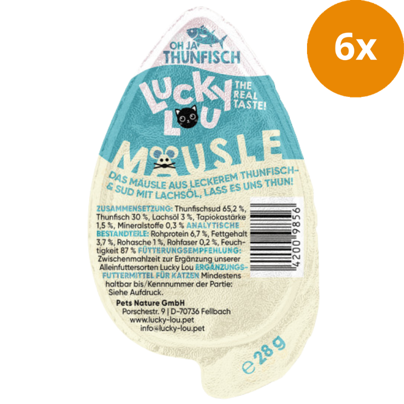 Lucky Lou Snack Mäusle Thunfisch 28 g