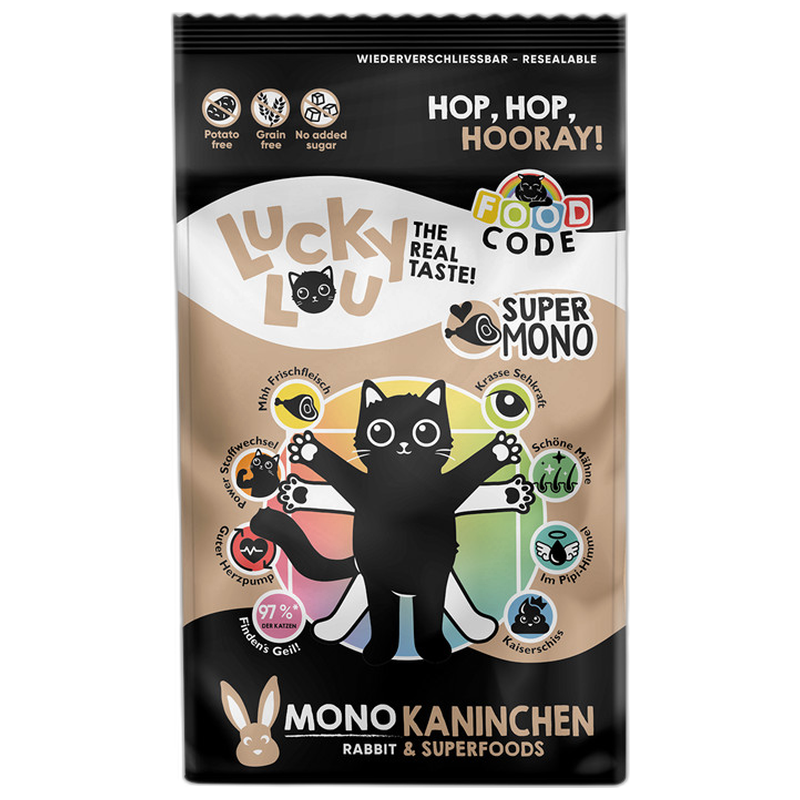 Lucky Lou Food Code Mono Kaninchen