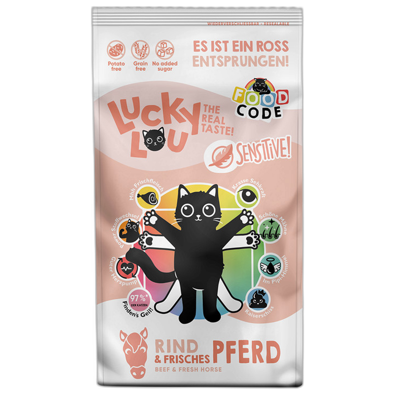 Lucky Lou Food Code Sensitive Adult Rind & Pferd
