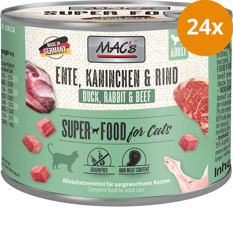 MAC's Cat Ente, Kaninchen, Rind 200 g