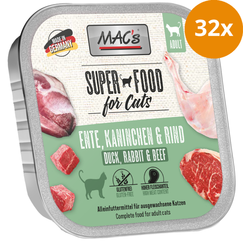 MACs Cat Ente, Kaninchen & Rind 100 g