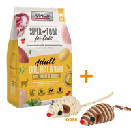 MAC's Cat Ente, Pute & Huhn 7 kg + GRATIS TRIXIE Spielmaus