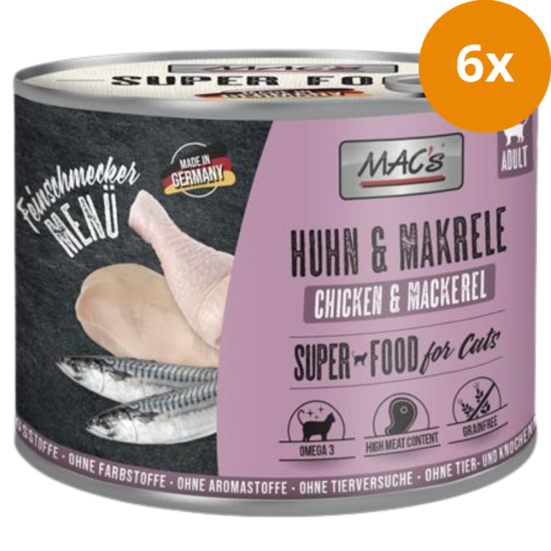 MAC's Cat Feinschmecker Huhn & Makrele 200 g