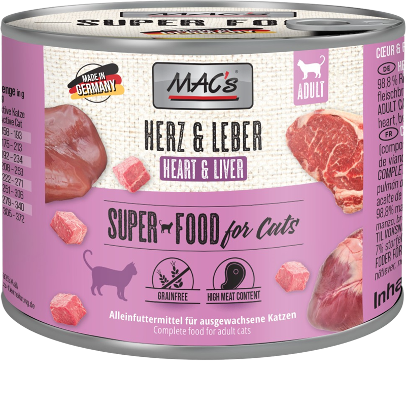 MAC's Cat Herz & Leber 200 g
