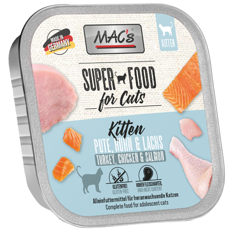 MACs Cat Kitten Pute, Huhn & Lachs 100 g