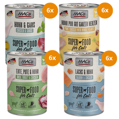MAC’s Cat Kombipaket 400 g – Geflügel Vielfalt (4 Sorten) mit Lachs