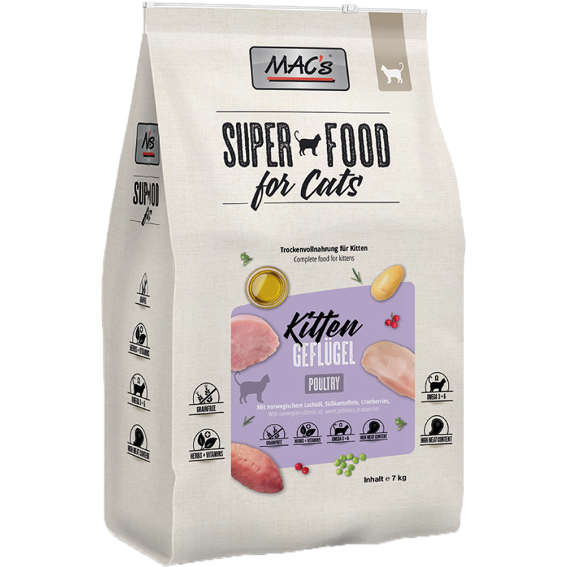 MAC's Cat Superfood Kitten Geflügel