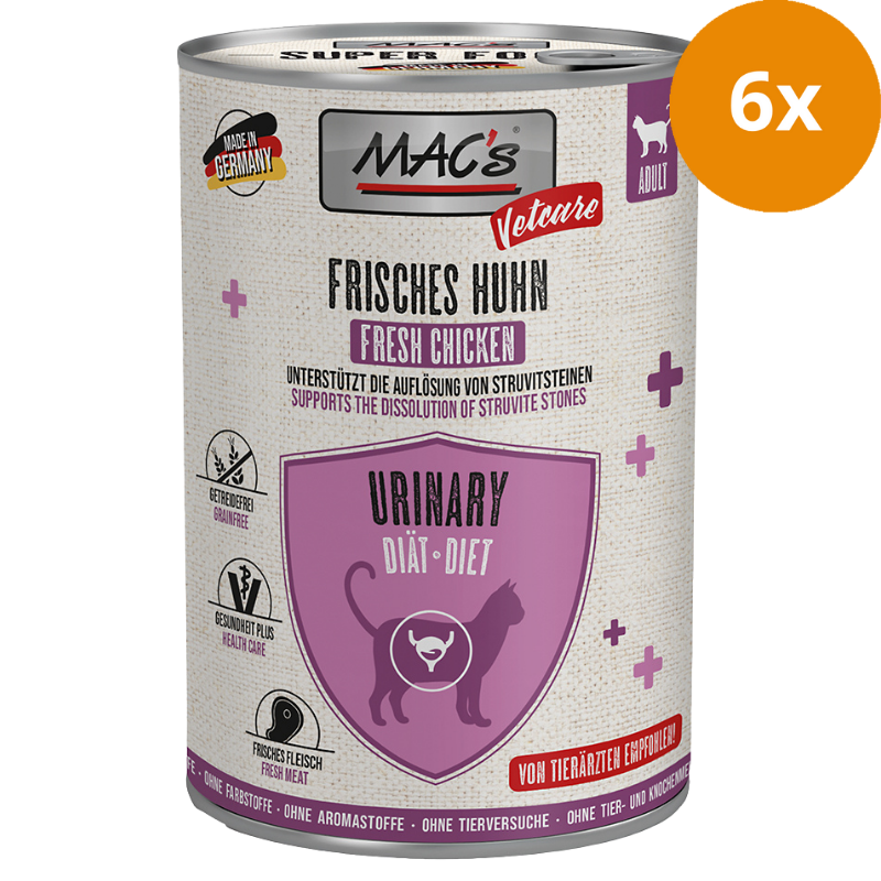 MAC's Cat Vetcare Urinary Huhn 400 g