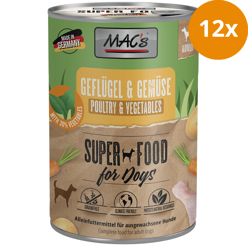 MAC's Dog Geflügel & Gemüse 400 g