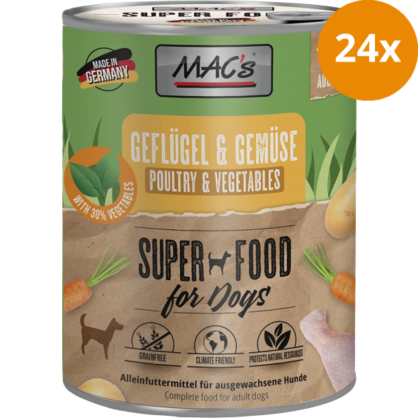 MAC's Dog Geflügel & Gemüse 800 g
