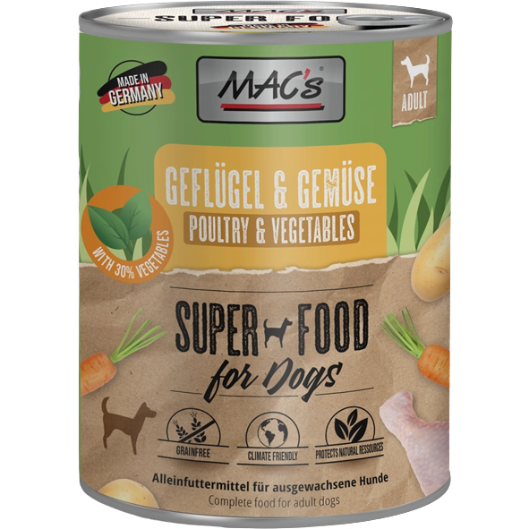 MAC's Dog Geflügel & Gemüse 800 g