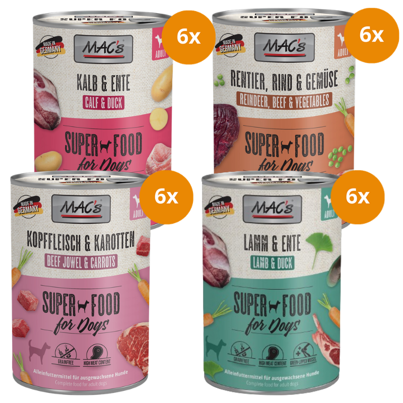MAC’s Dog Kombipaket 400 g – Premium Fleischmix