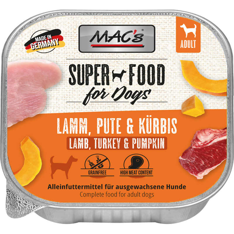 MAC's Dog Lamm, Pute & Kürbis 150 g