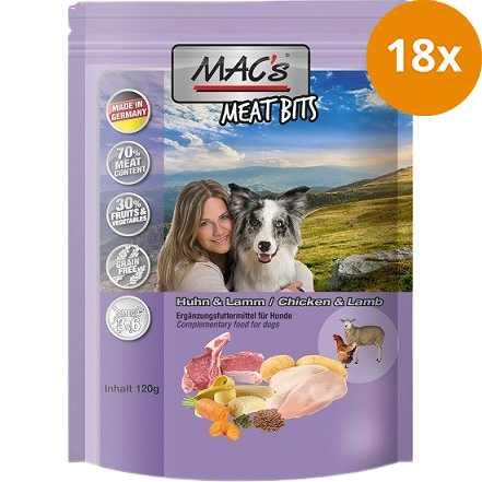 MAC's Dog Meat Bits Huhn & Lamm 120 g