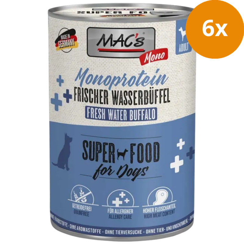 MAC's Dog Mono Wasserbüffel 400 g
