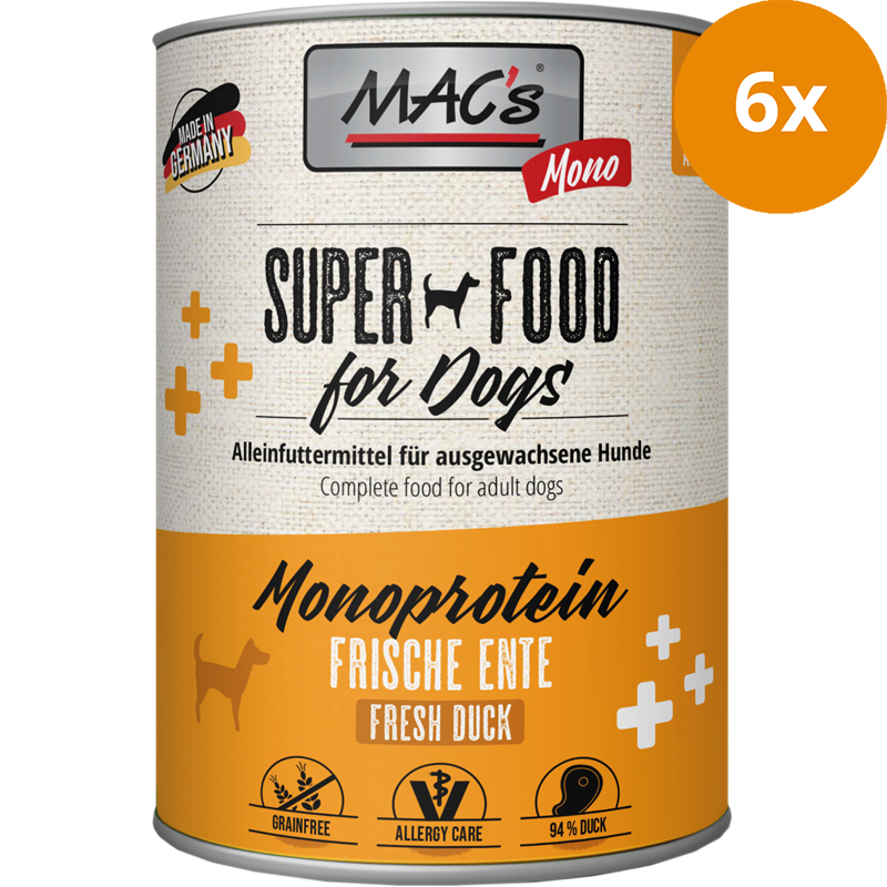 MAC's Dog Monoprotein Ente 800 g