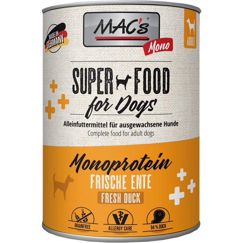 MAC's Dog Monoprotein Ente 800 g