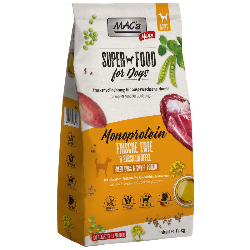 Kombipaket MAC's Dog Monoprotein Ente