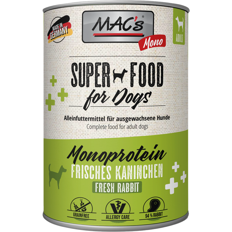 MAC's Dog Monoprotein Kaninchen 400 g