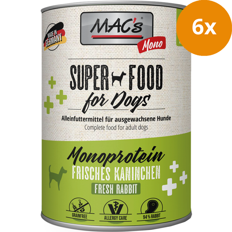 MAC's Dog Monoprotein Kaninchen 800 g