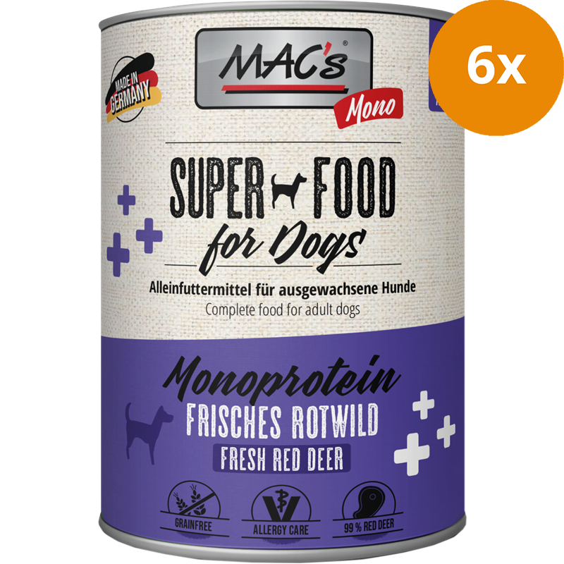 MAC's Dog Monoprotein Rotwild 800 g