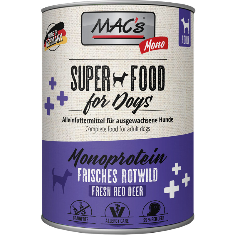 MAC's Dog Monoprotein Rotwild 800 g