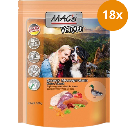 MAC's Dog Monoprotein Snack Ente 100 g