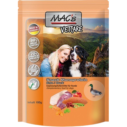 MAC's Dog Monoprotein Snack Ente 100 g