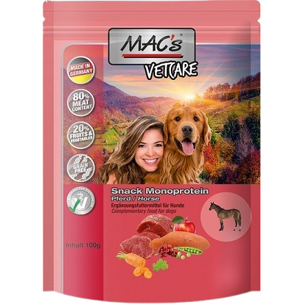 MAC's Dog Monoprotein Snack Pferd 100 g