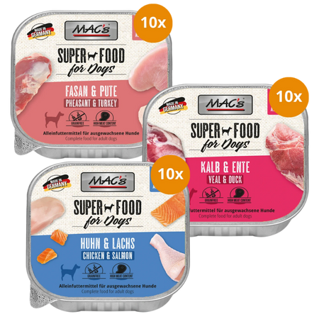 MAC's Dog Nassfutter 150 g - Mix Sparpaket