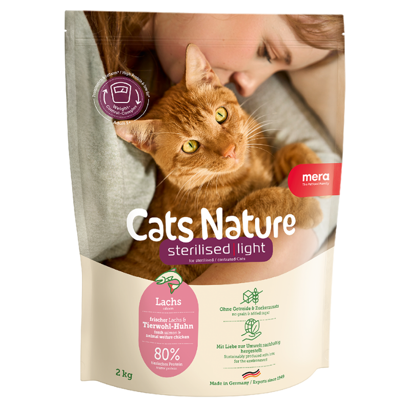 Mera Cat Nature Sterilized / Light Lachs