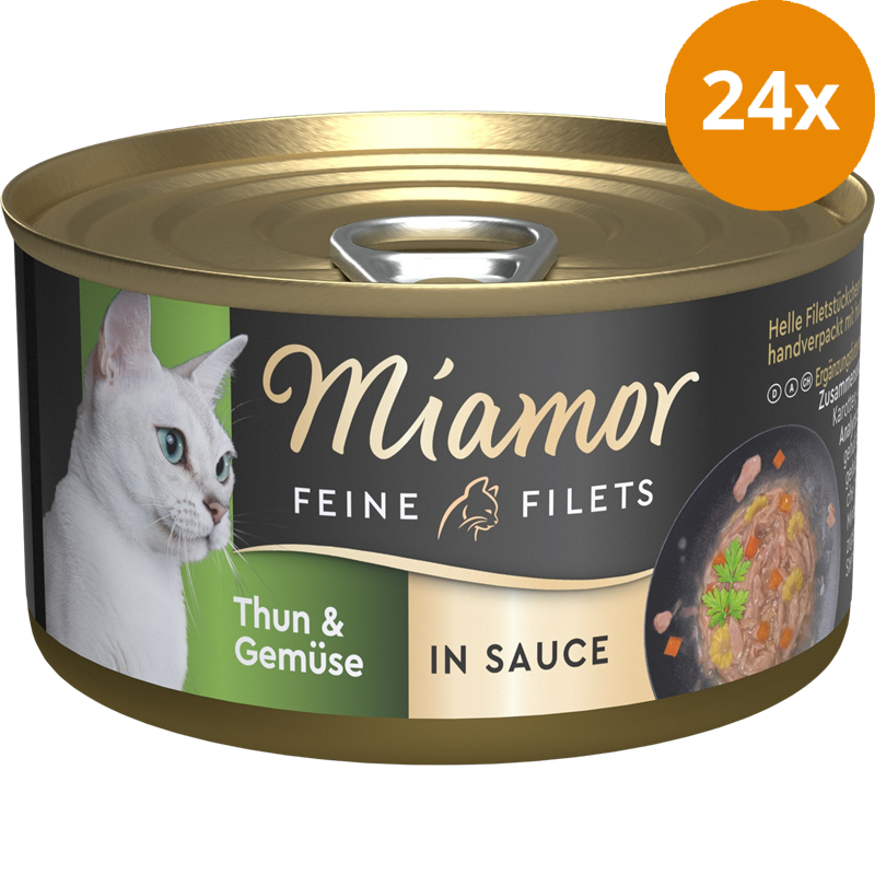 Miamor Feine Filet in Sauce Thunfisch & Gemüse 85 g