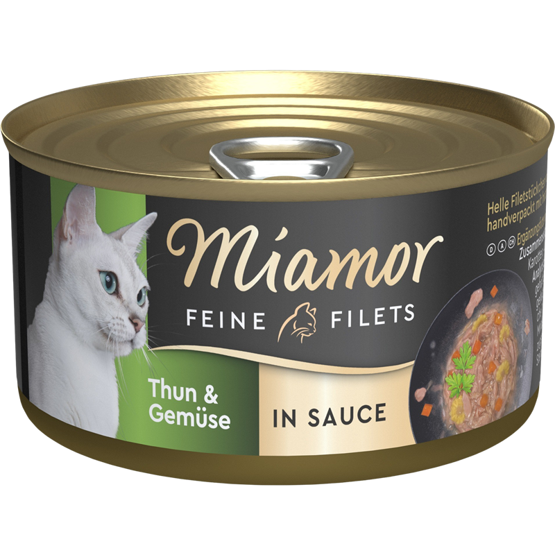 Miamor Feine Filet in Sauce Thunfisch & Gemüse 85 g