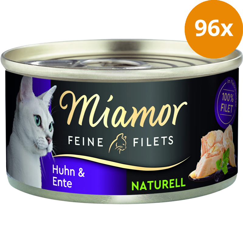 Miamor Feine Filet Naturell Huhn & Ente 80 g
