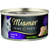 Miamor Feine Filet Naturell Huhn & Ente 80 g