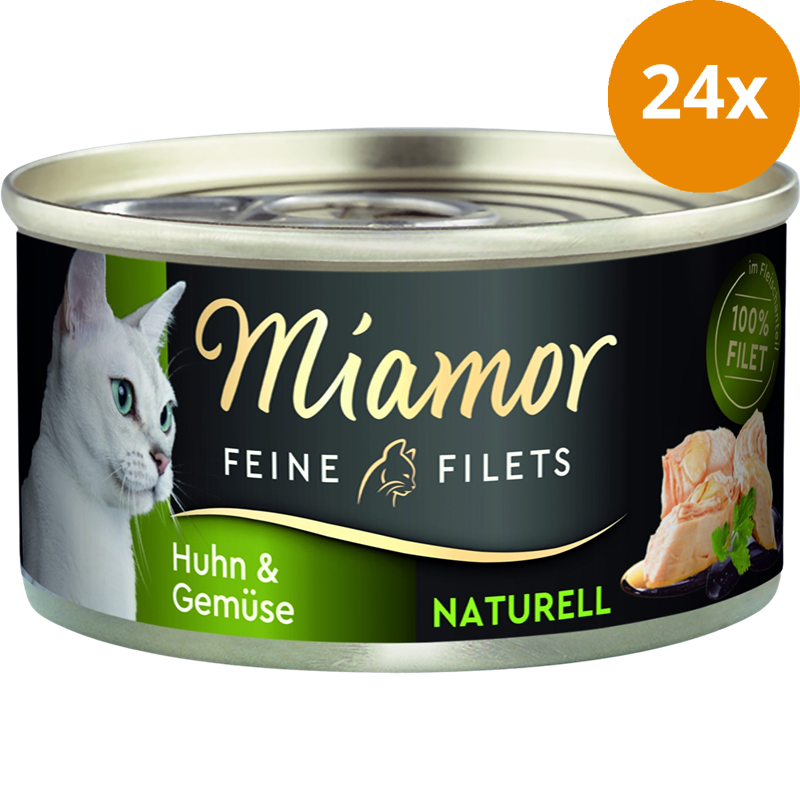 Miamor Feine Filet Naturell Huhn & Gemüse 80 g